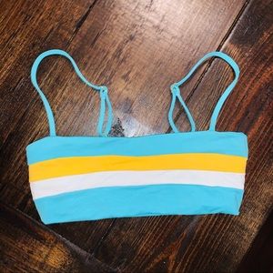 ISO L*Space Rebel Stripe bikini top M/L